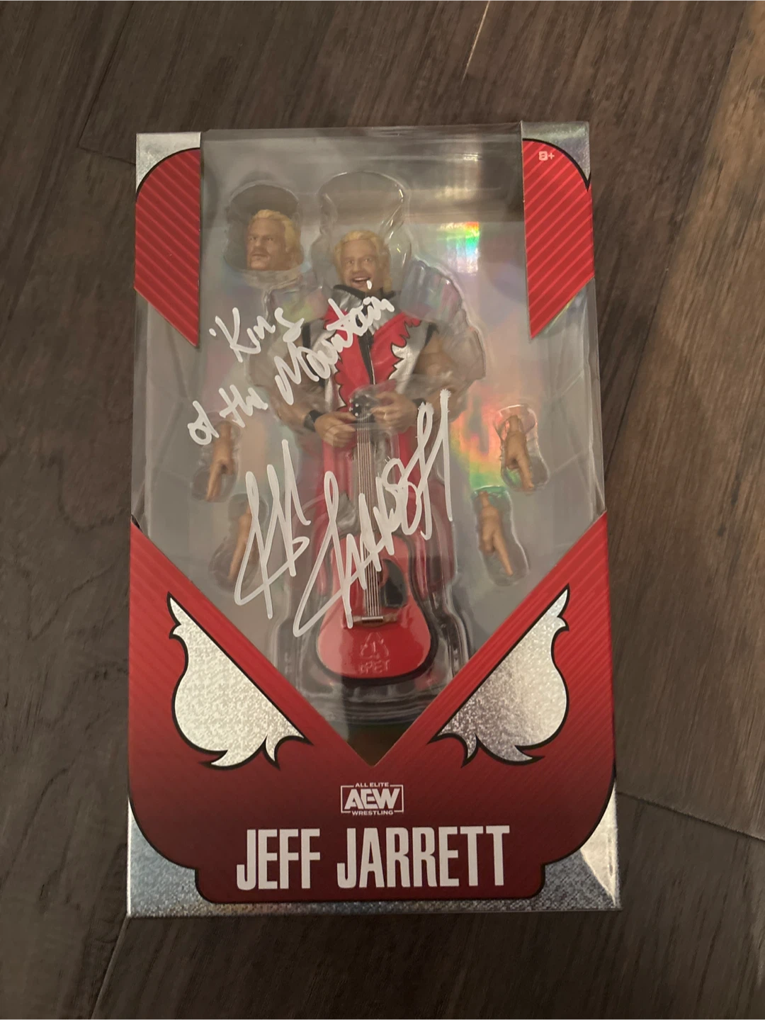 AEW Jeff Jarrett Action Figure - Autographed