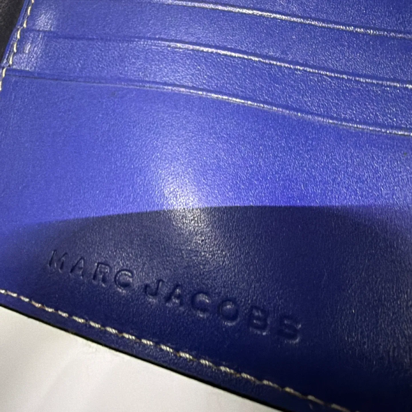 Marc Jacobs Black Leather Wallet thumbnail