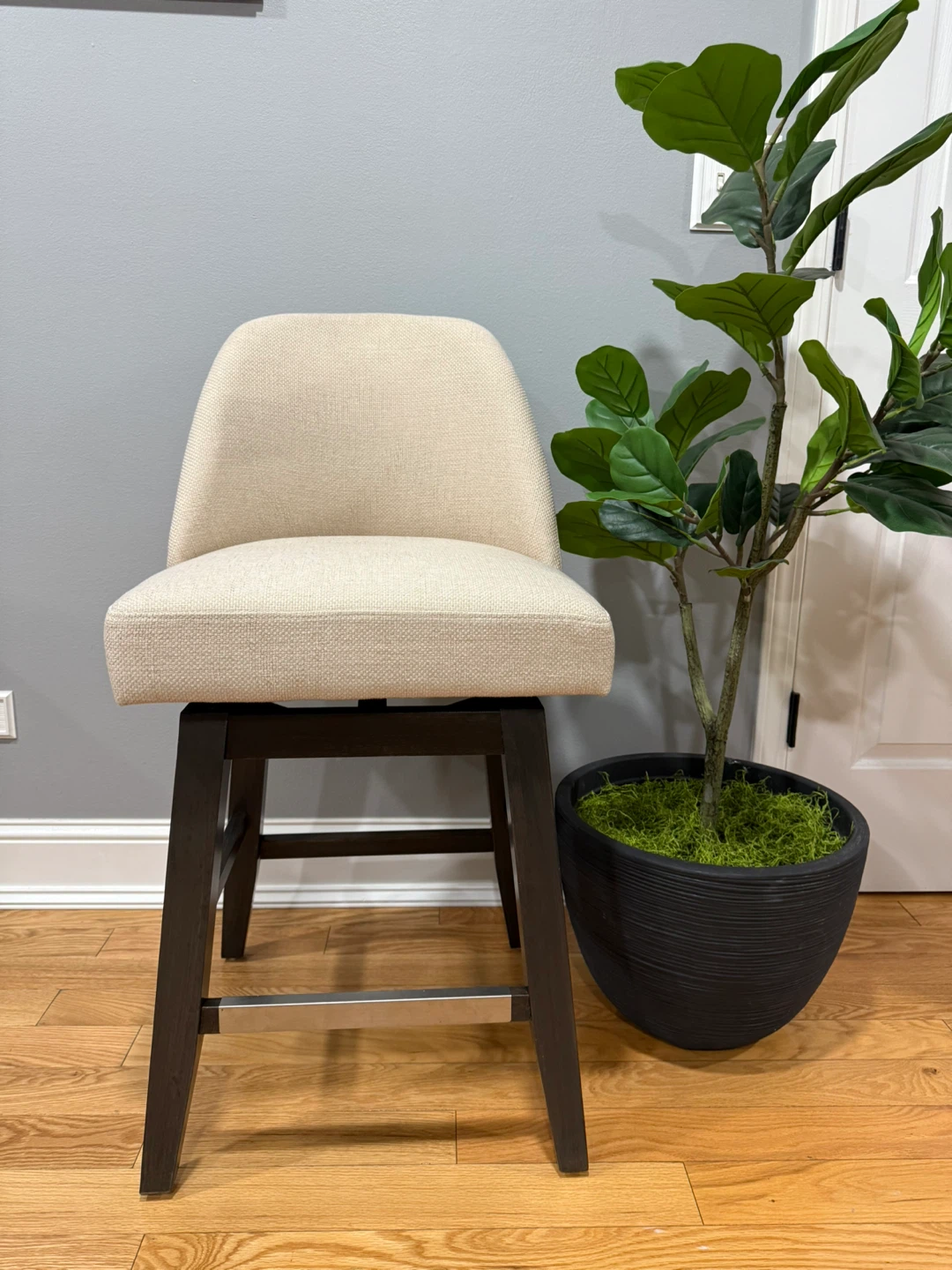Madison Park Harmony Counter Stool - Oatmeal - photo 5