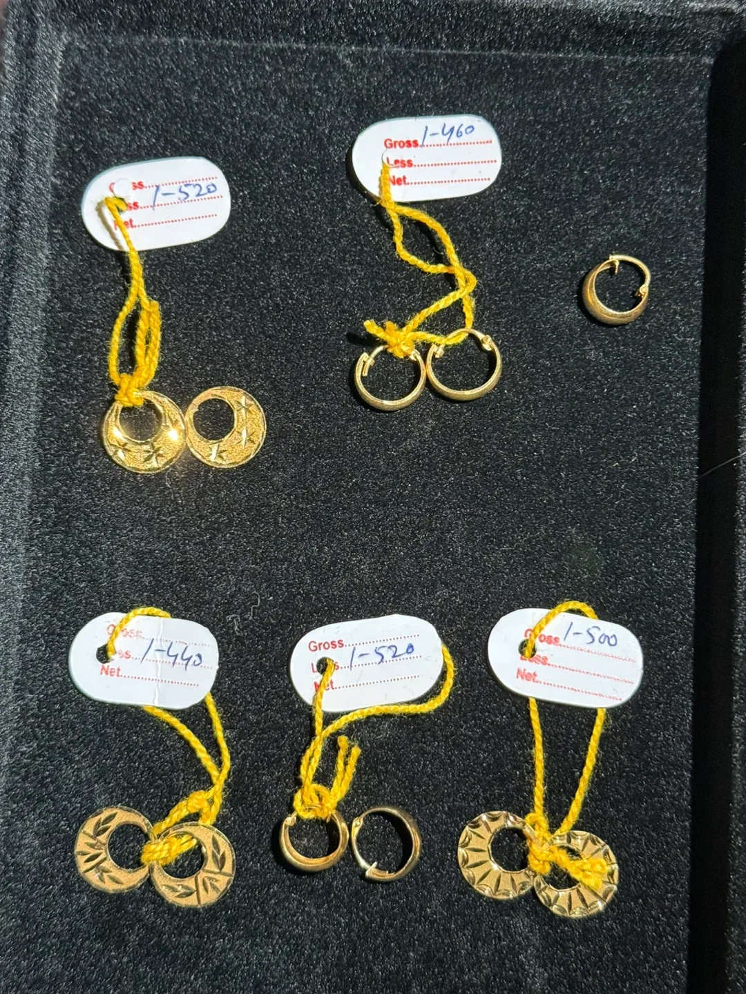 Gold Earrings Collection 🥕