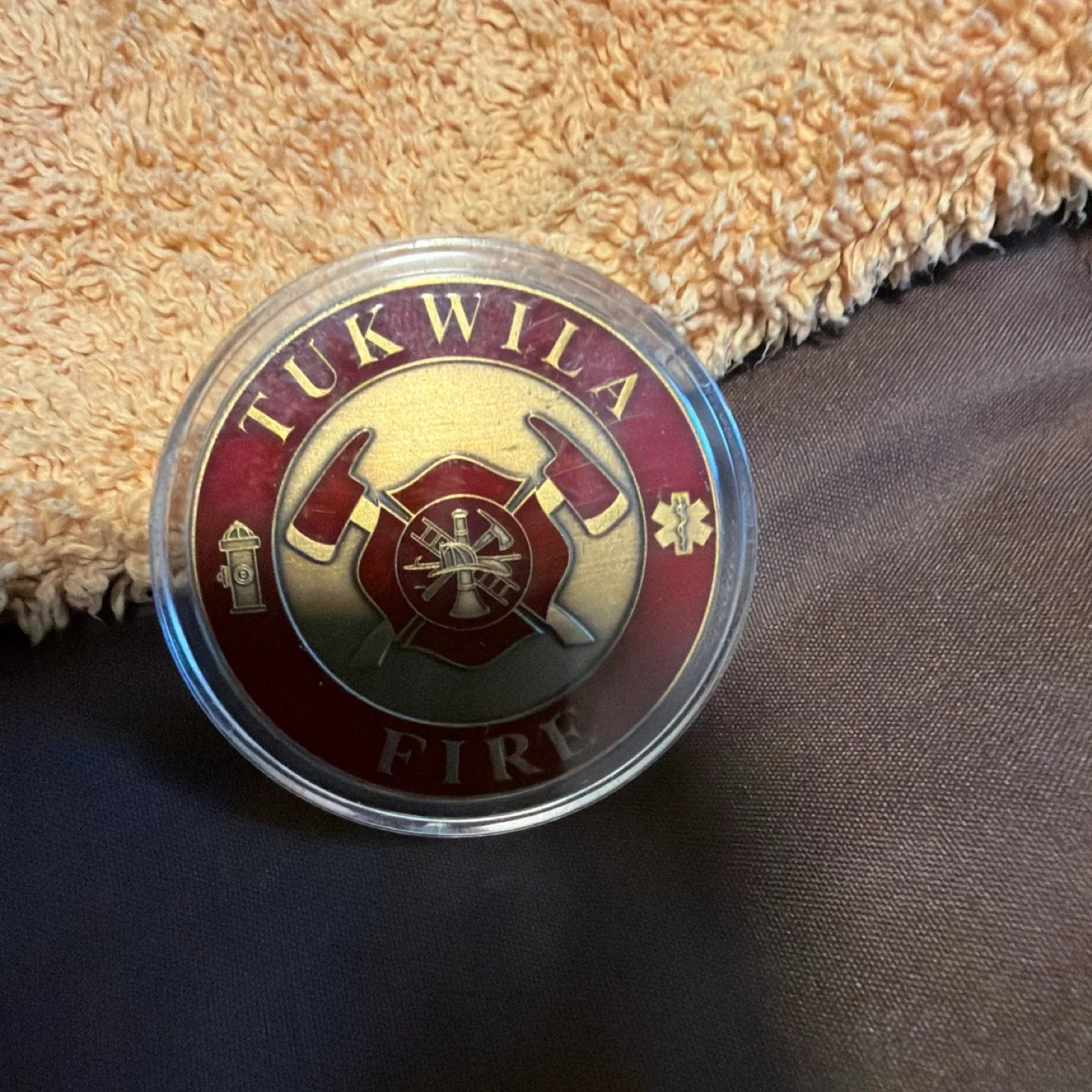Tukwila Firefighters Local 2088 Challenge Coin image indicator(3)