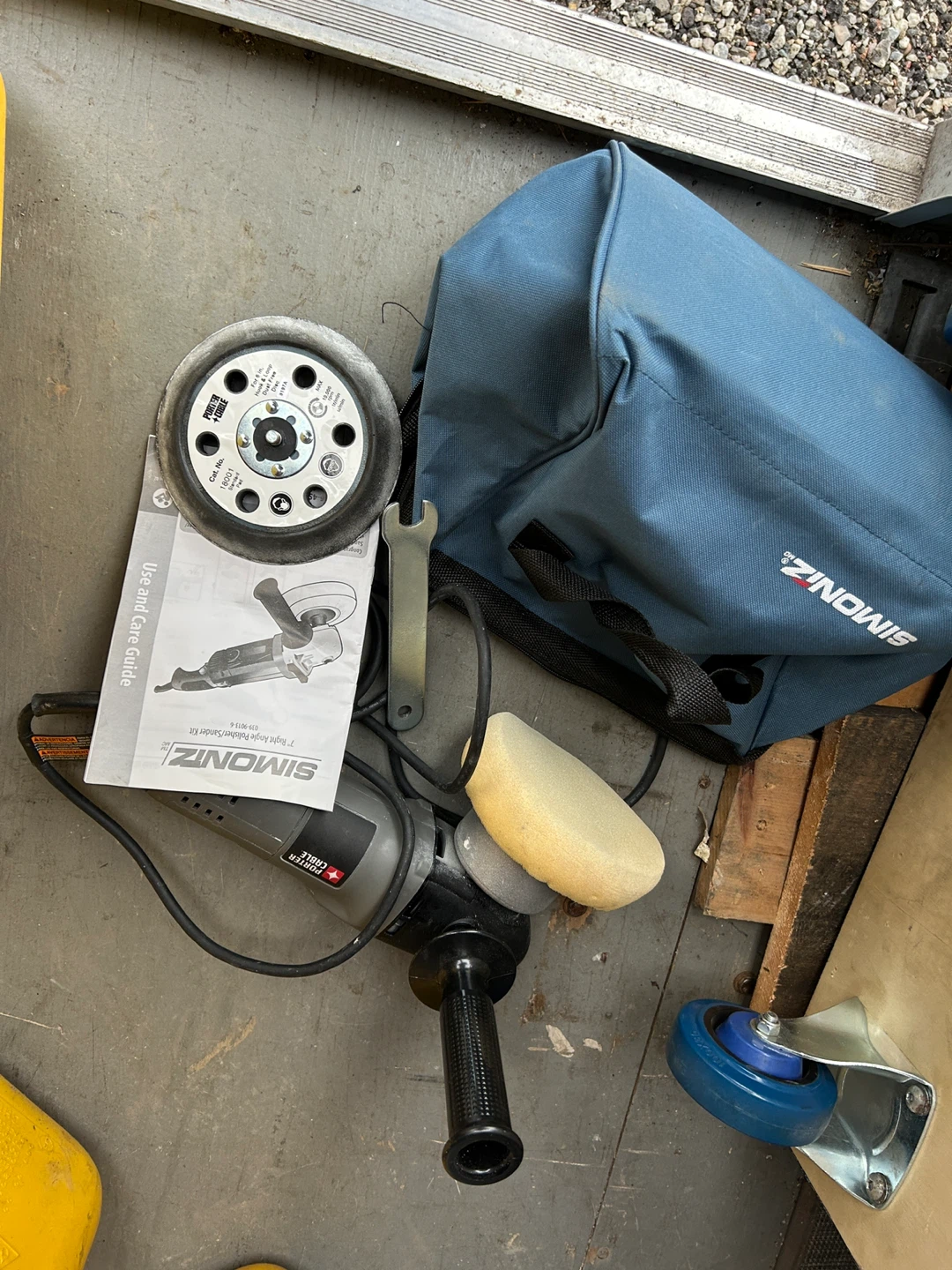 Simoniz 7" Right Angle Polisher/Sander Kit - photo 4