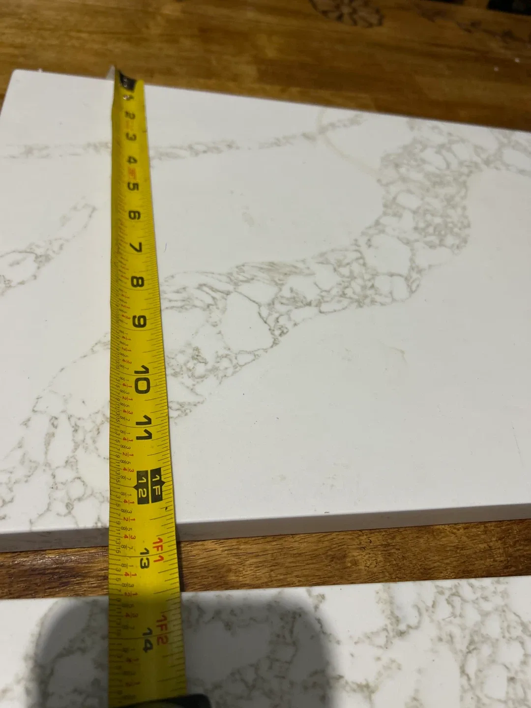 🥕Quartz Countertop Pieces - White Marble Pattern image indicator(2)