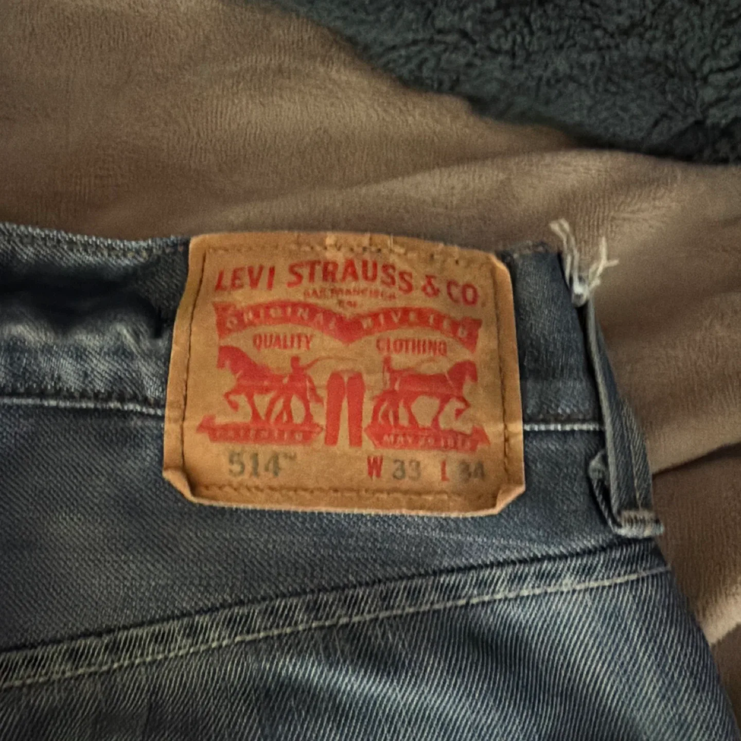 Levi Strauss & Co. 514 Jeans, 33x34 image indicator(5)