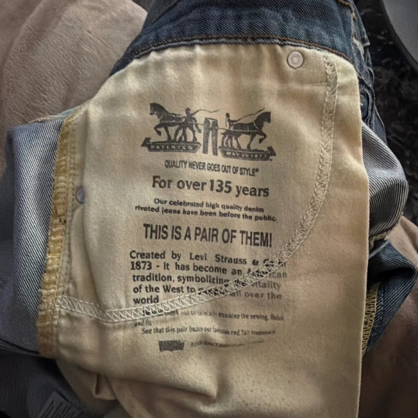 Levi Strauss & Co. 514 Jeans, 33x34 image indicator(2)