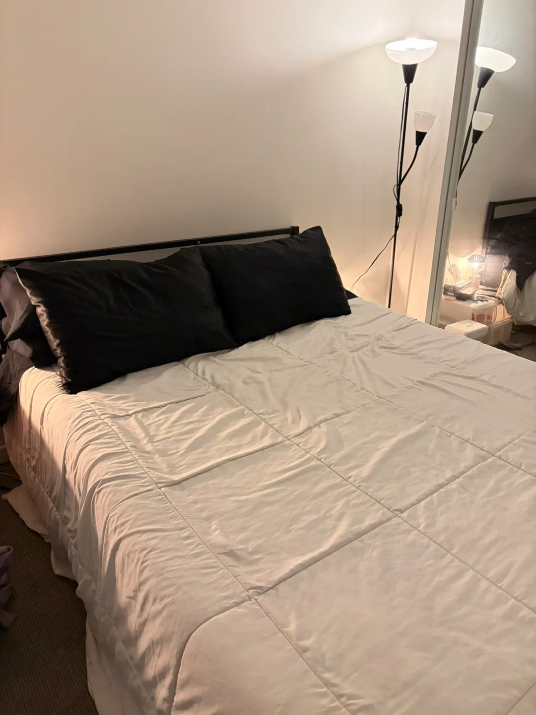 Full/Queen Bed Set – Frame, Mattress, Duvet & Sheets image indicator(2)