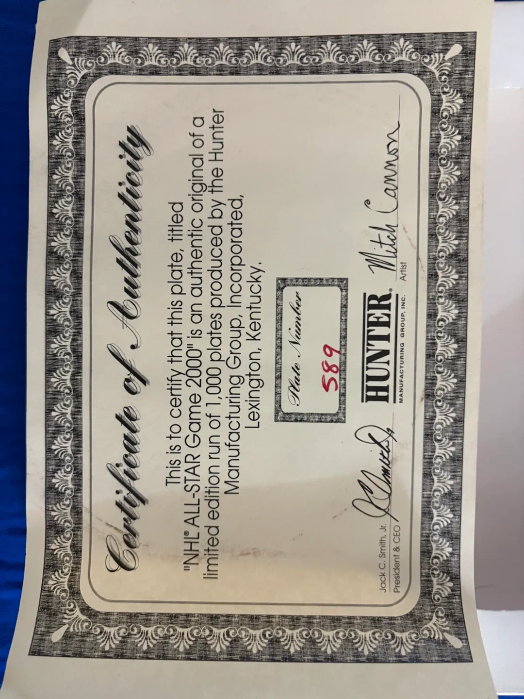 Toronto 2000 NHL All-Star Game Collector Plate image indicator(4)