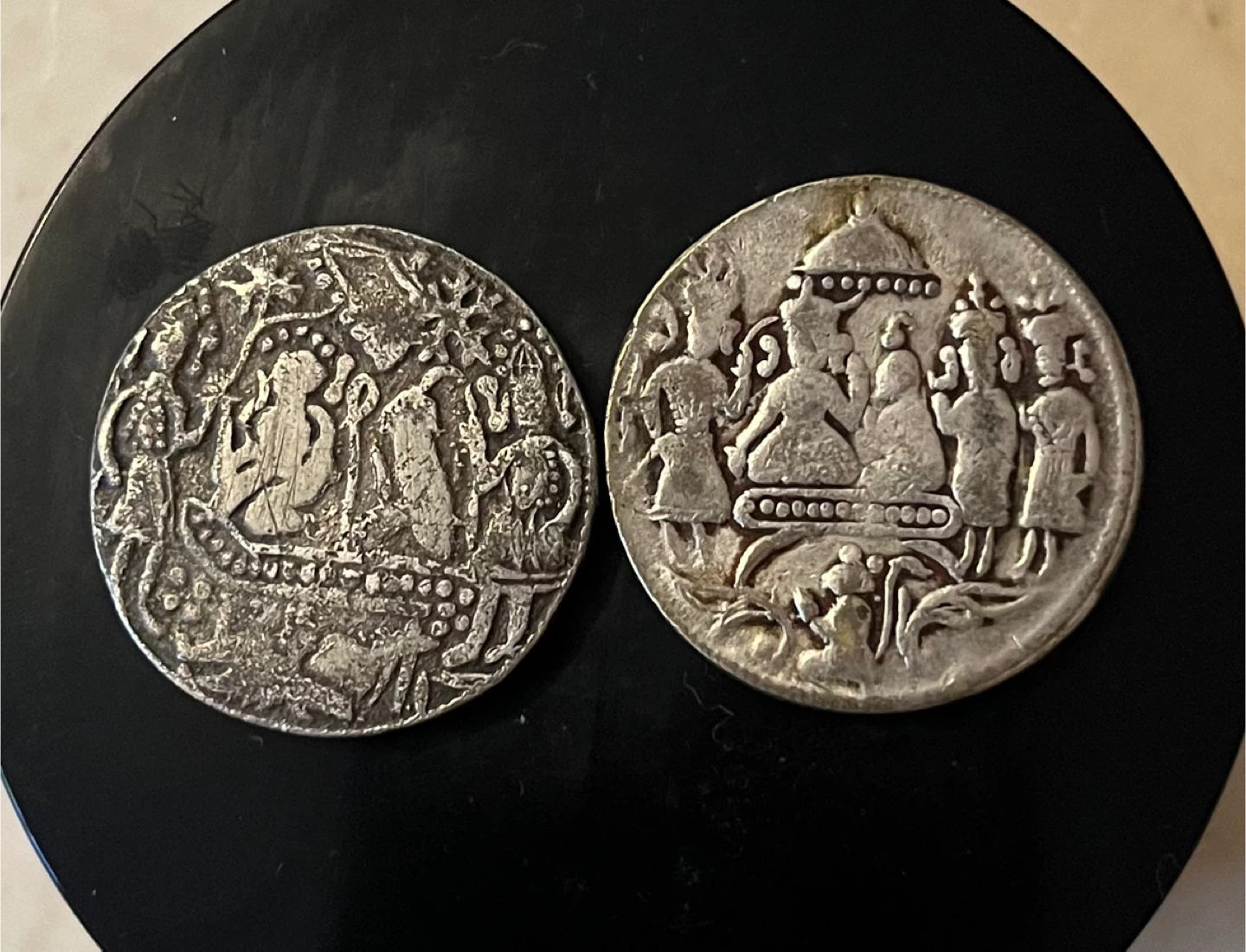 Authentic 🇮🇳 Ram DARBAR silver coin - photo 2