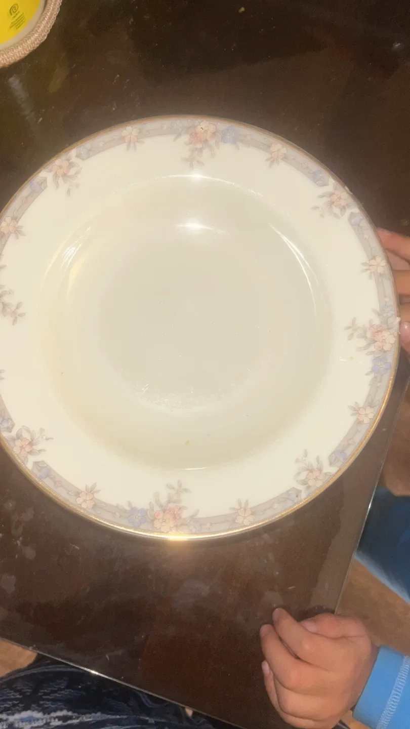 Floral Rimmed Soup plates image indicator(2)