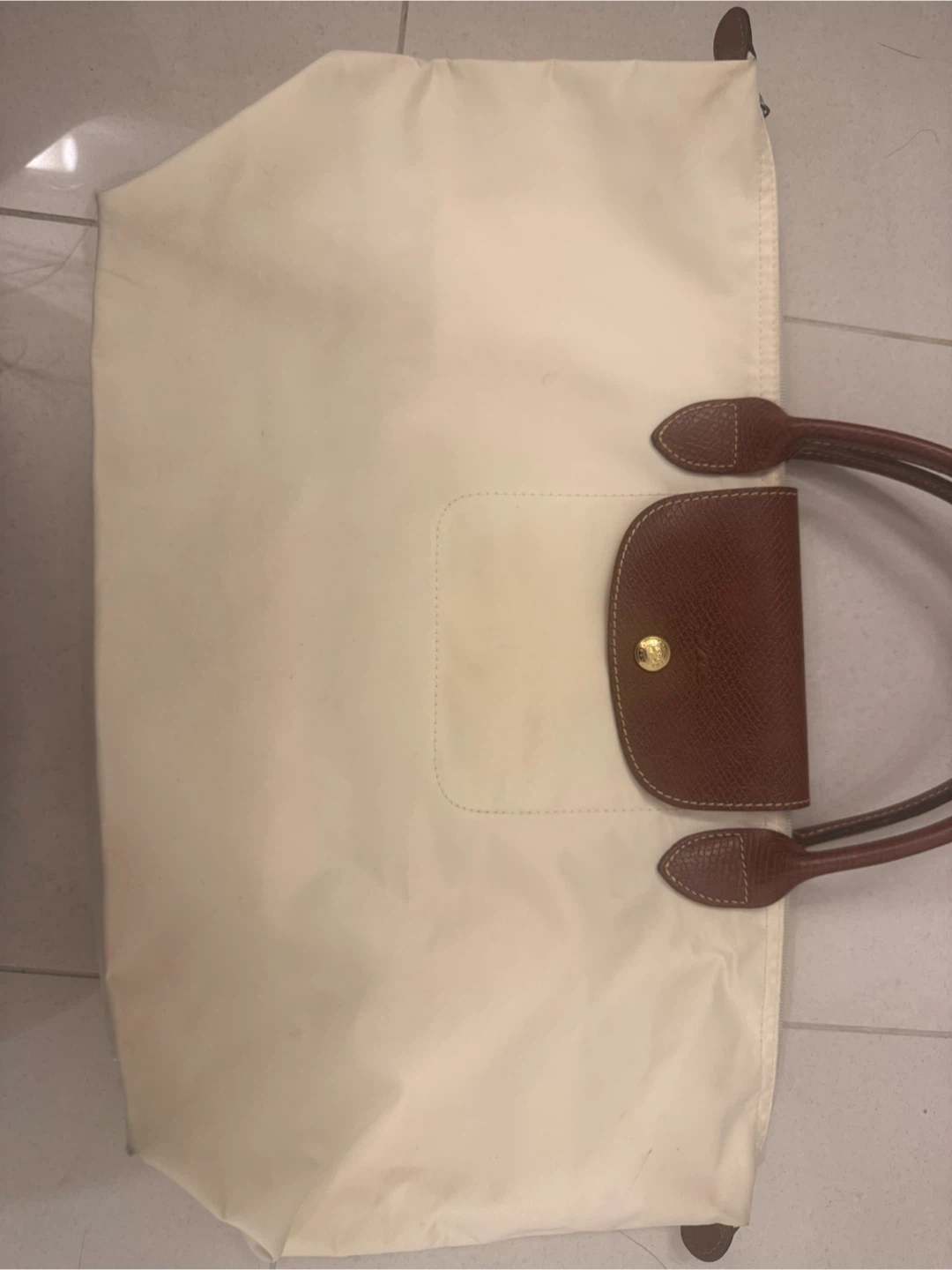 Longchamp Medium Le Pliage Original Tote Hand Bag