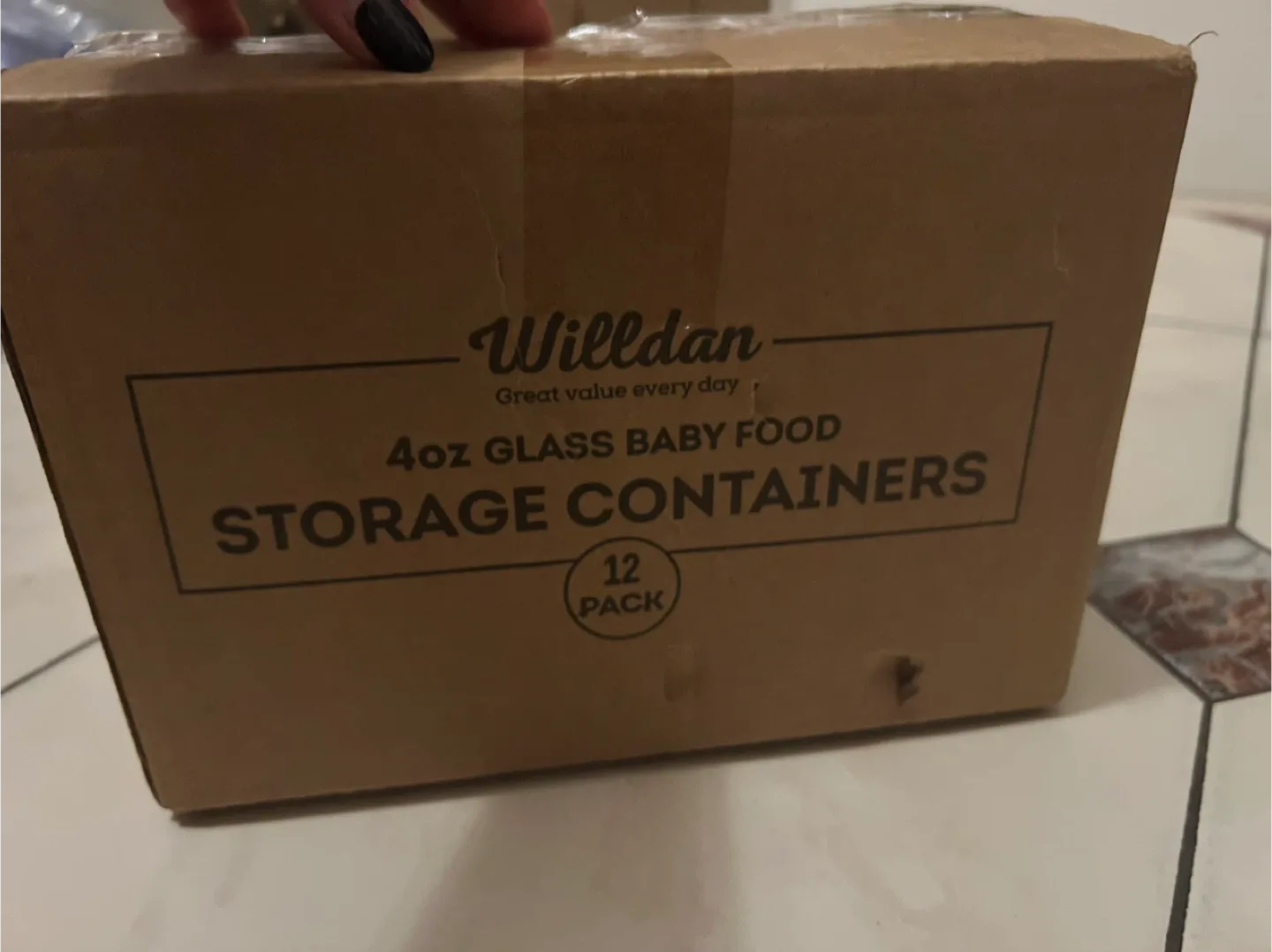 BNIB WILLDAN Baby Food Storage Jars (12 Pack) image indicator(6)