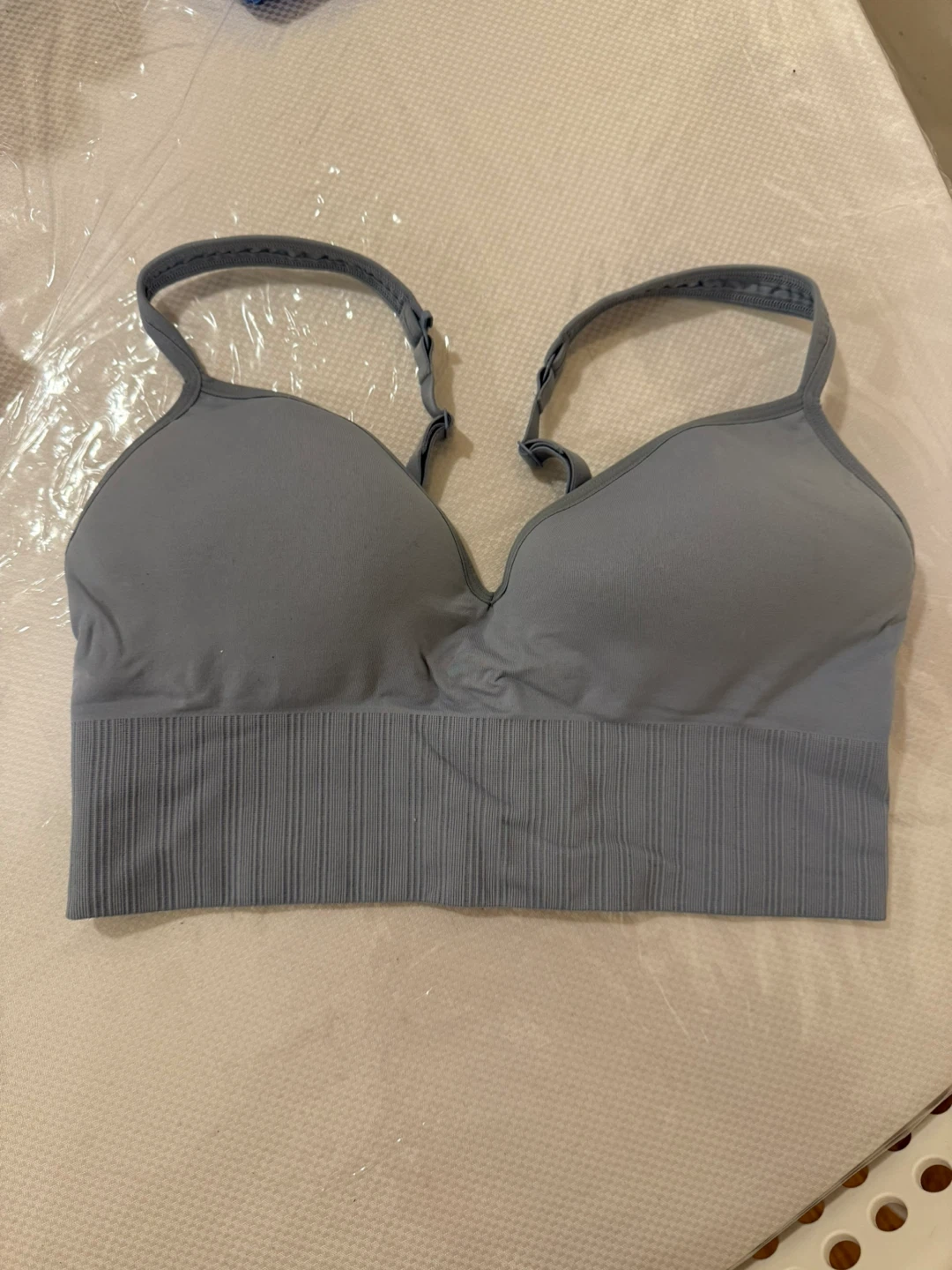 Gray Wireless Bra