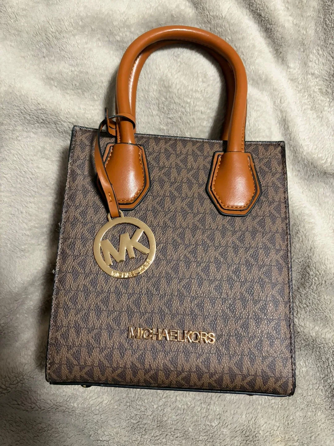 Michael Kors Brown Mini Tote Bag image indicator(2)