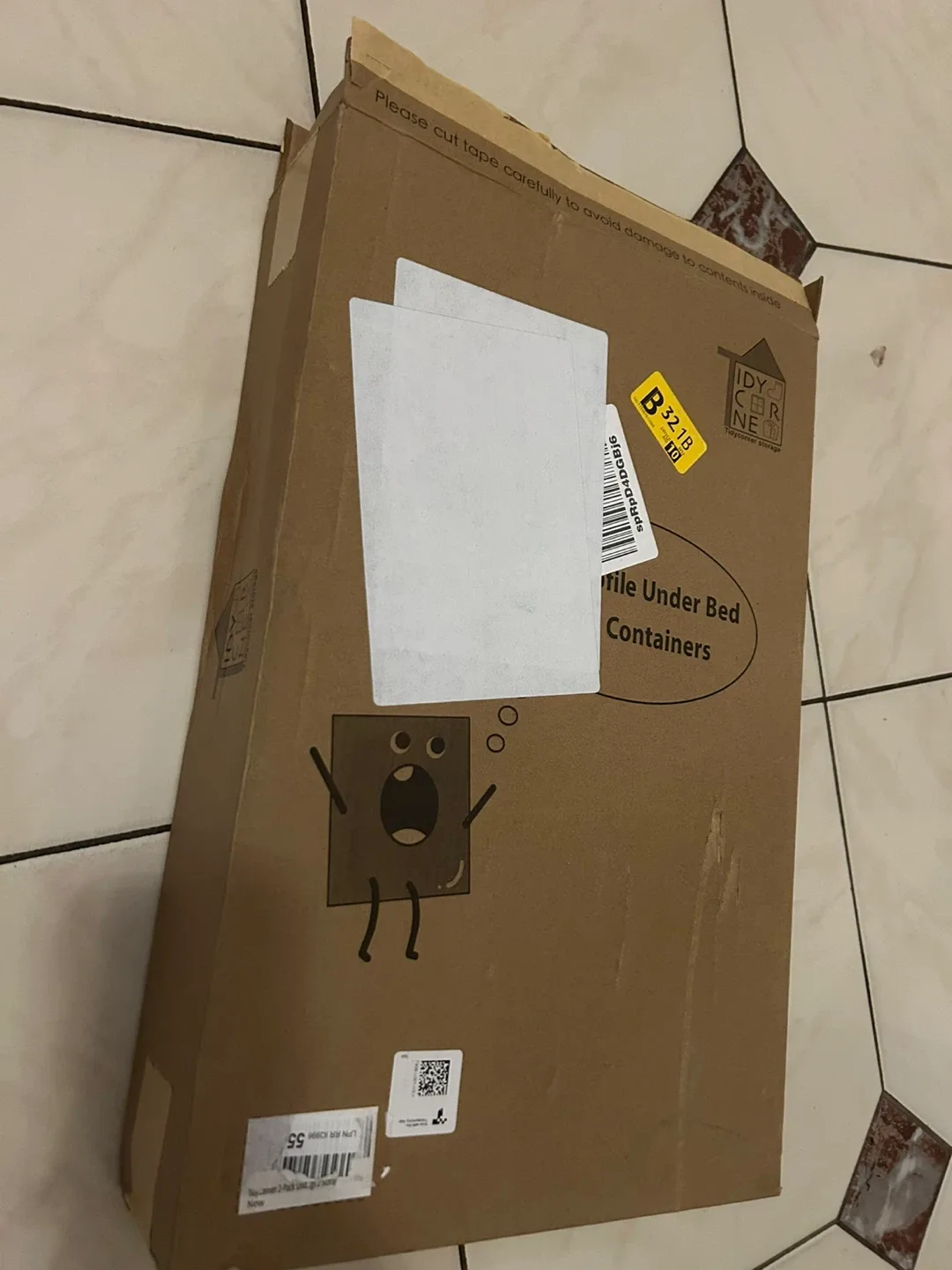 BNIB 2 pack TidyCorner Under Bed Storage Container - Grey image indicator(6)