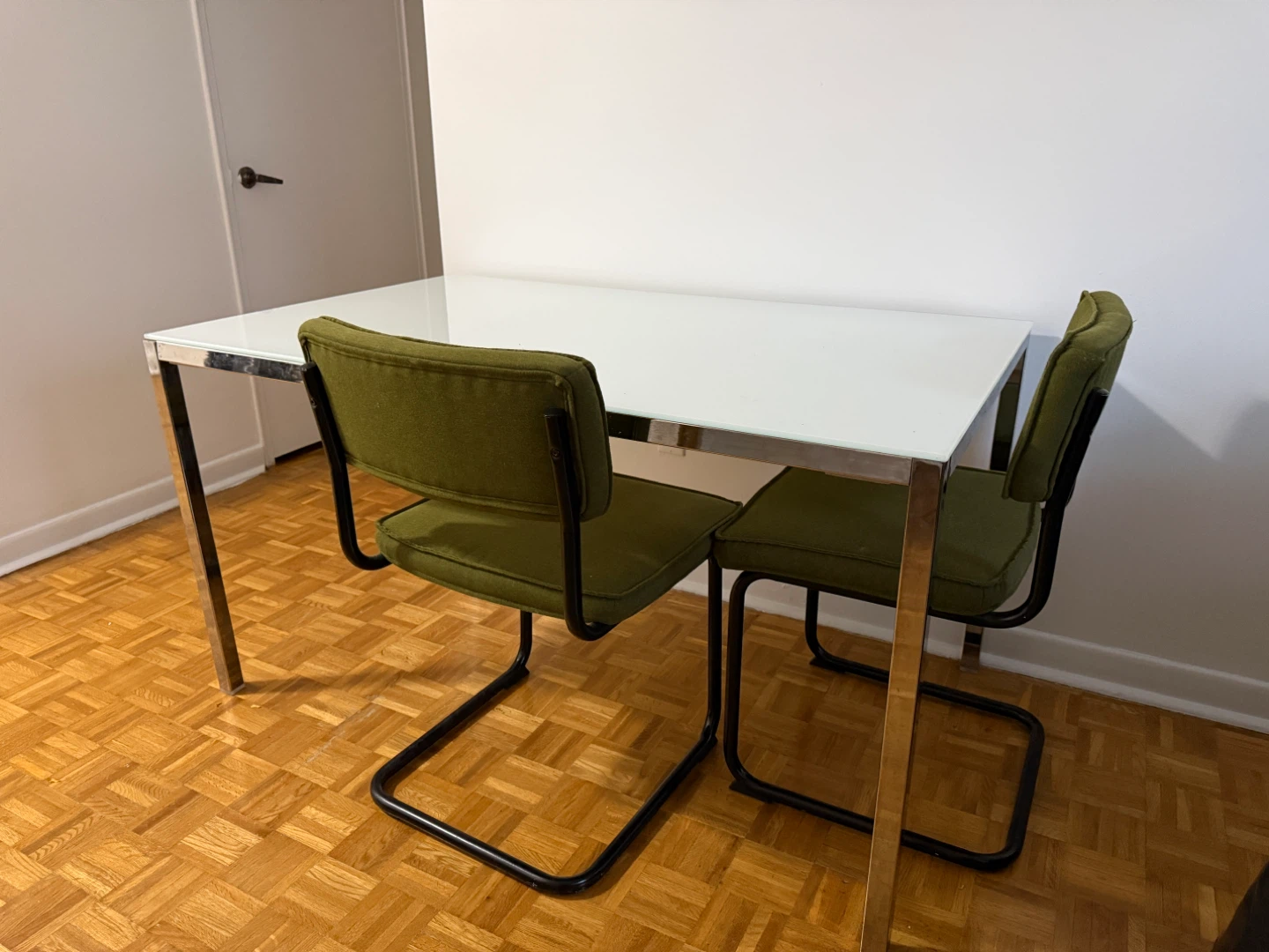 Modern Glass Dining / Work Table