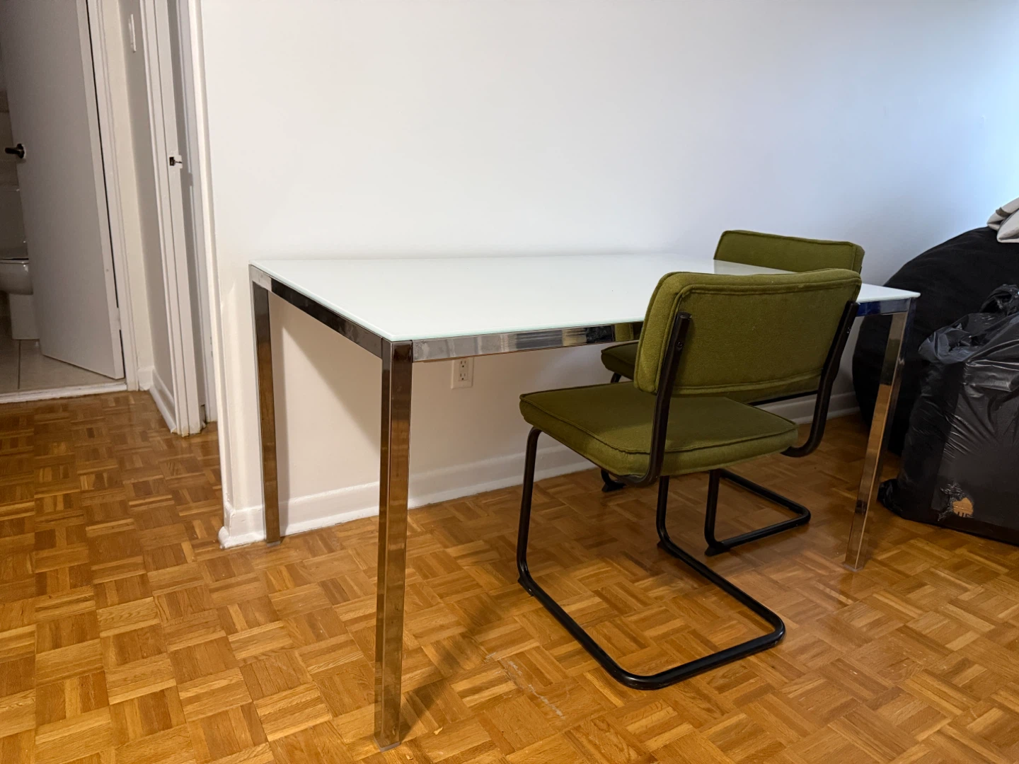 Modern Glass Dining / Work Table - photo 2