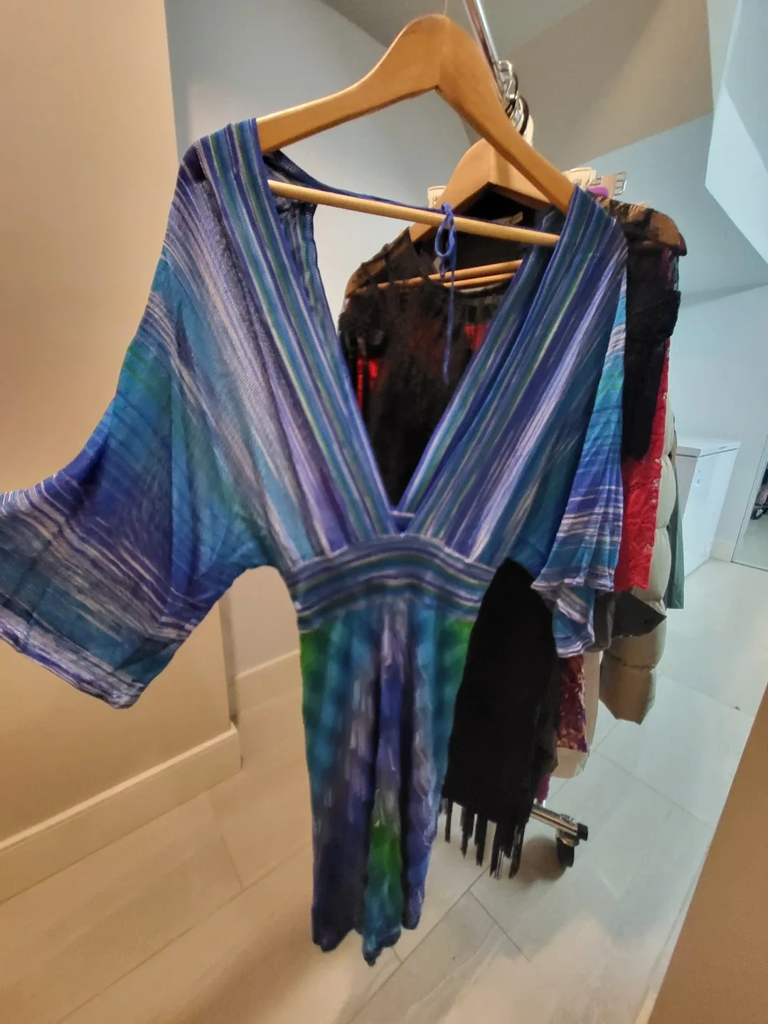 Marciano XS Blue Rayon Dress image indicator(2)