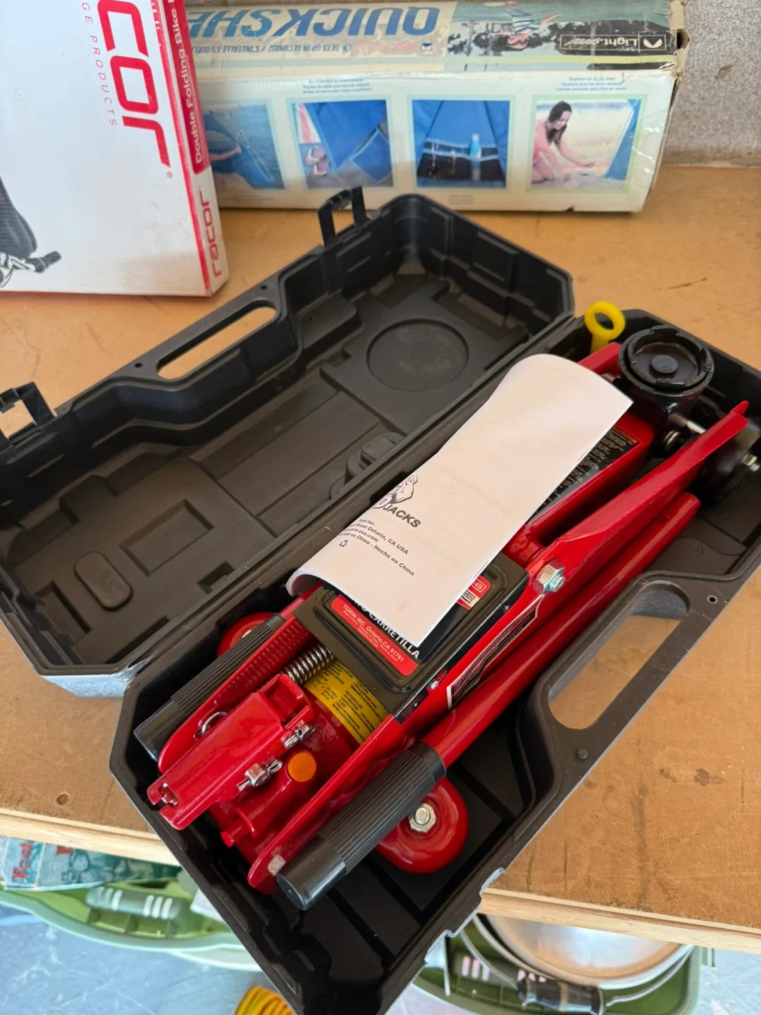 Racor Jacks Quick Lift Garage Jack with Case thumbnail