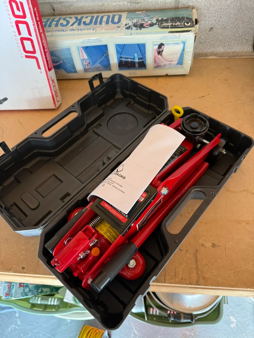 Racor Jacks Quick Lift Garage Jack with Case image indicator(2)