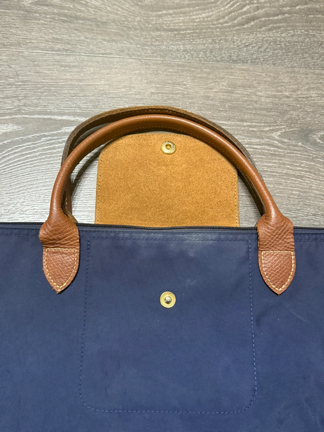 Longchamp Le Pliage Tote Bag Medium  - Navy Blue - photo 4