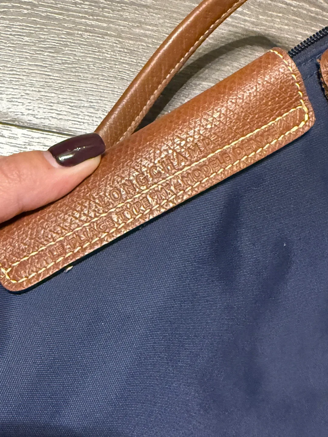 Longchamp Le Pliage Tote Bag Medium  - Navy Blue image indicator(6)