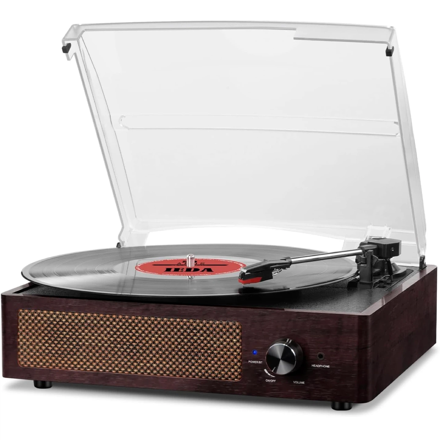 Vintage Record Player with Speakers Turntable Built-in Bluetooth