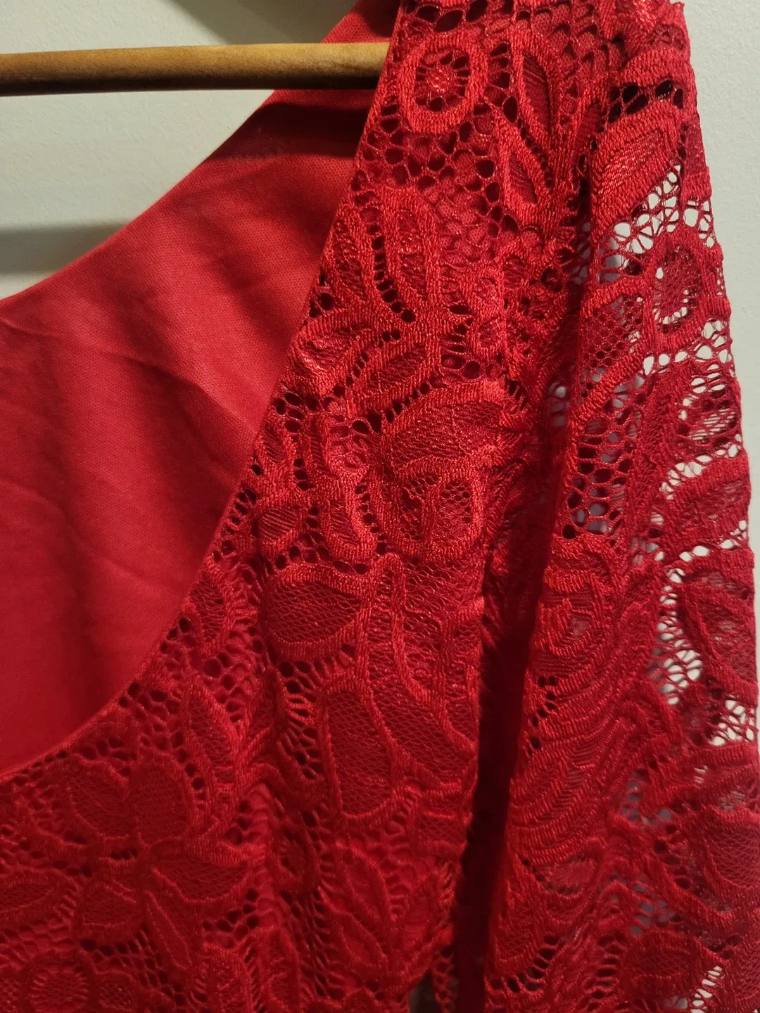 Red Lace Dress image indicator(4)