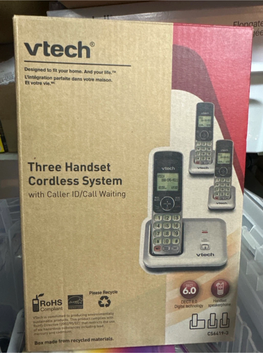 VTech Three Handset Cordless Home Phone