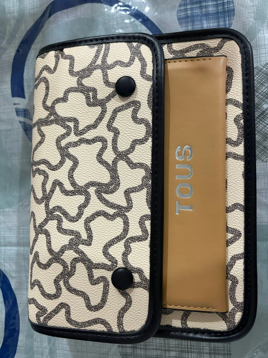 TOUS Beige & Black Wallet