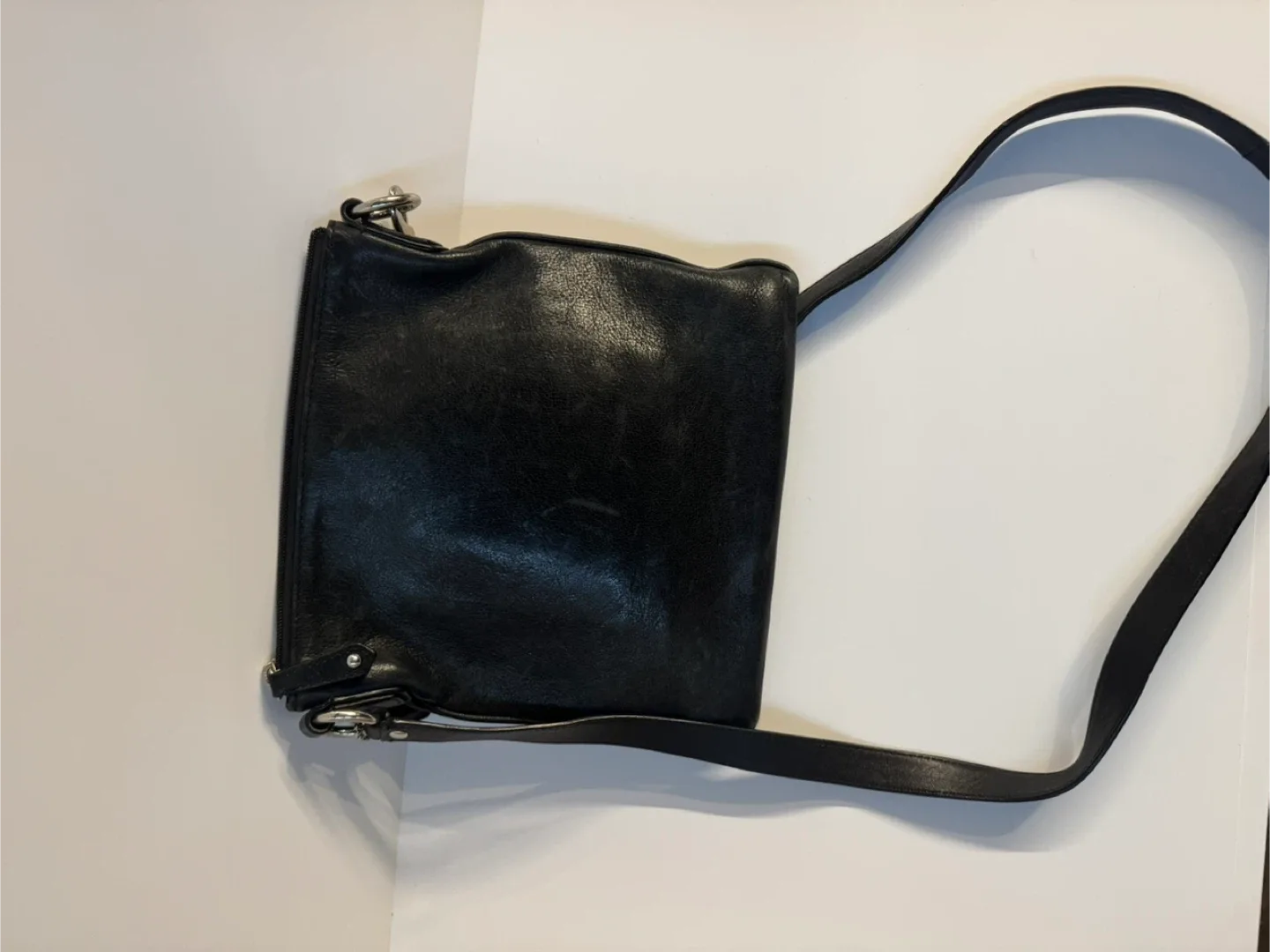 Coach Black Leather Crossbody Bag image indicator(5)