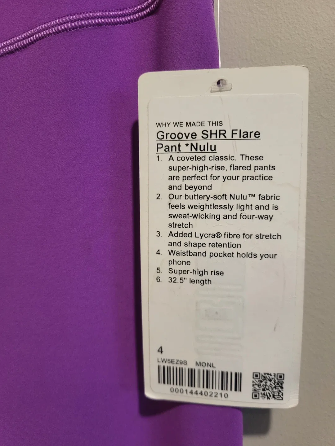Lululemon Groove SHR Flare Pant *Nulu Size 4 image indicator(2)