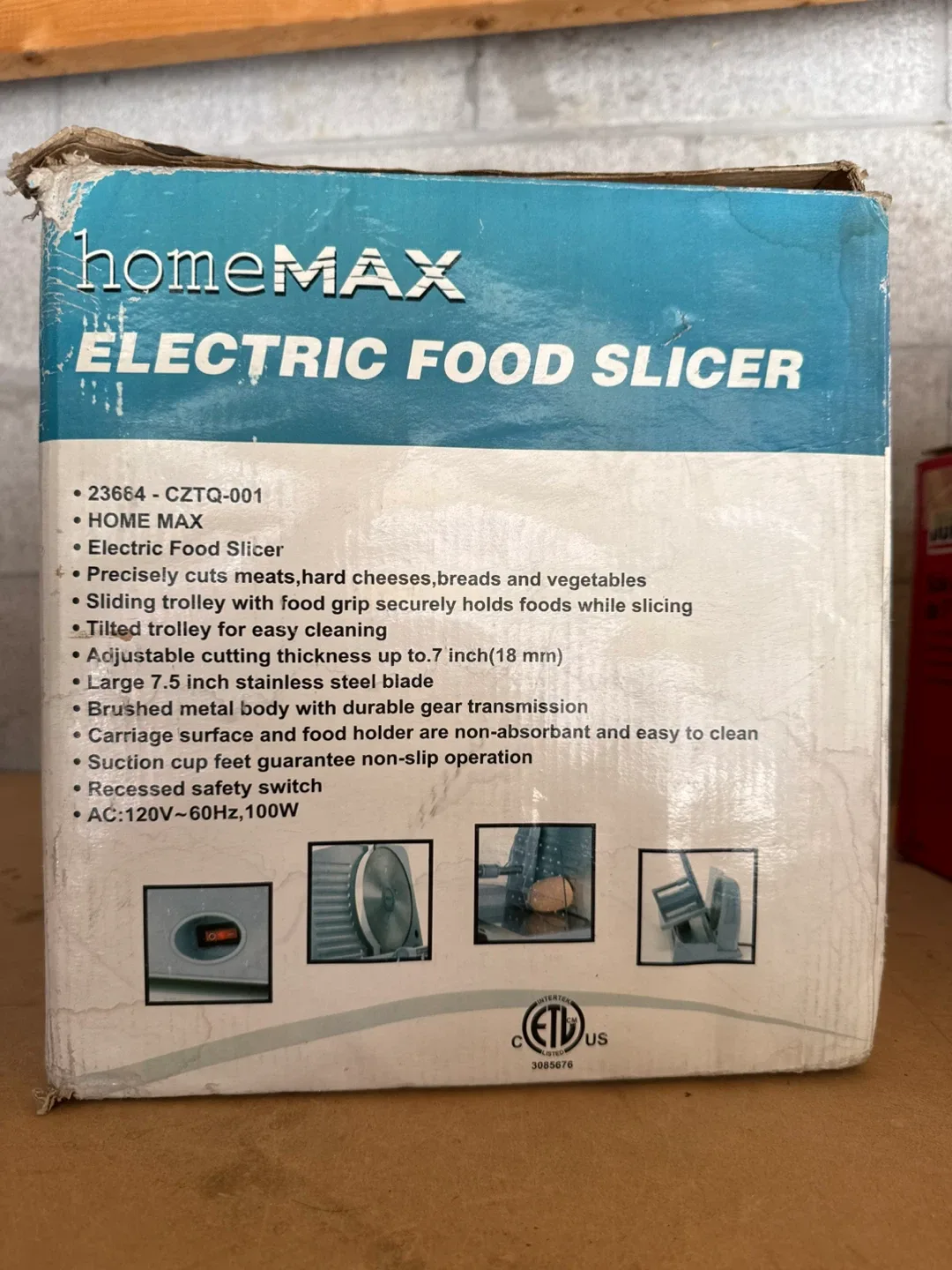 HomeMax Electric Food Slicer image indicator(2)