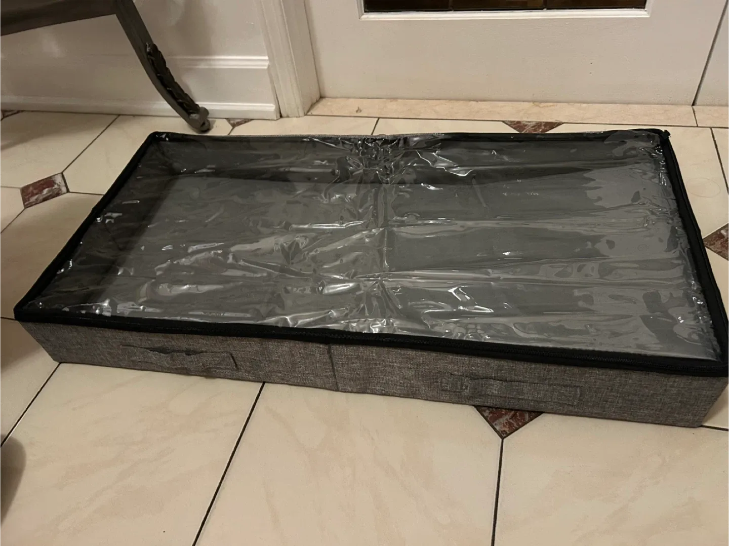 NEW! 2 pack Under Bed Storage Organizer - Grey image indicator(2)