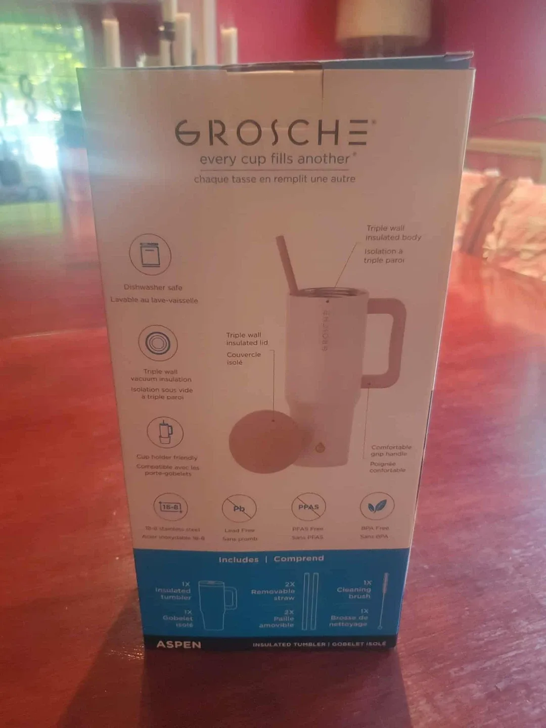 New Grosche Aspen Insulated Tumbler - 40 oz image indicator(2)