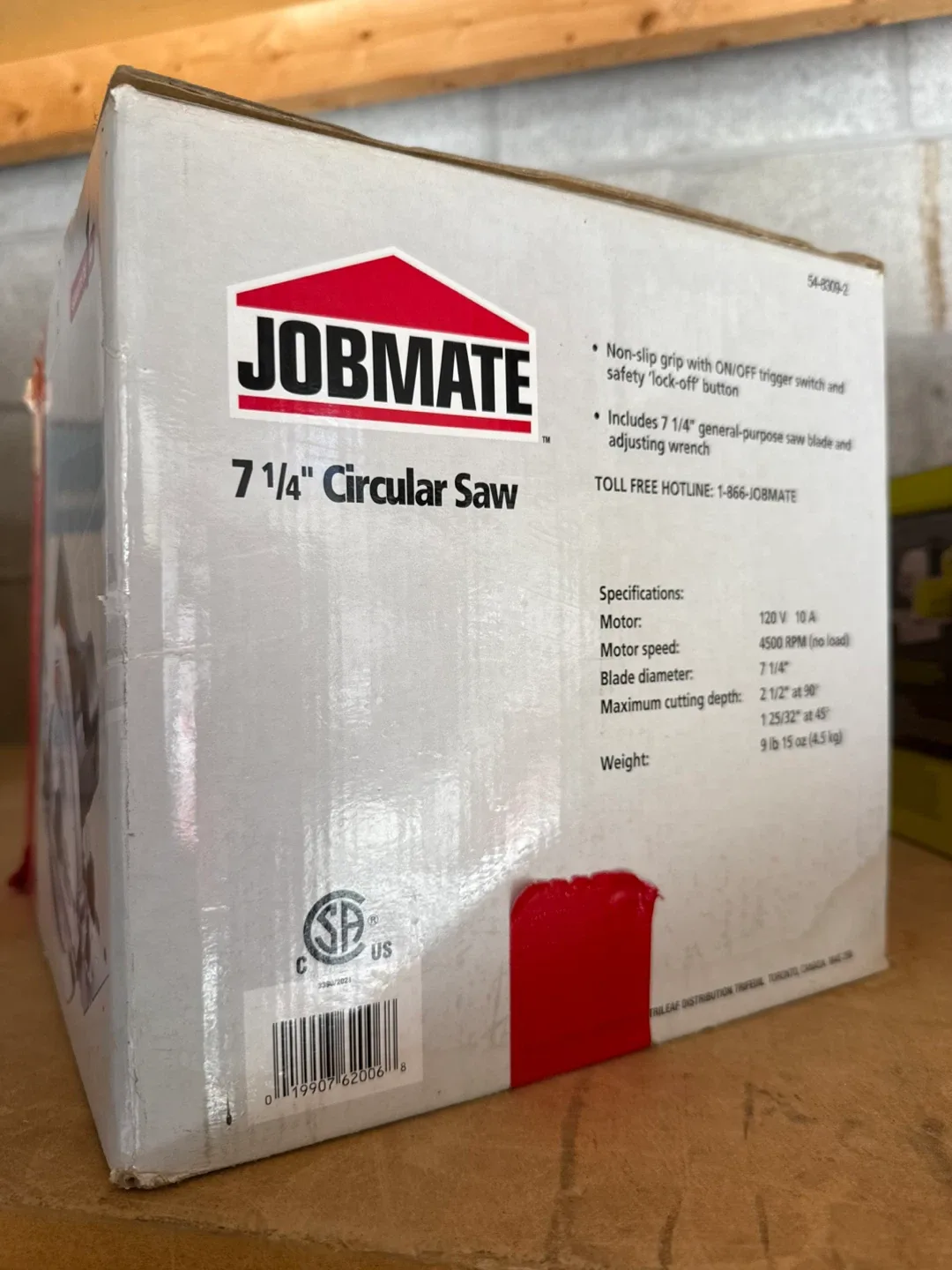 Jobmate 7 1/4" Circular Saw - New in Box! image indicator(2)