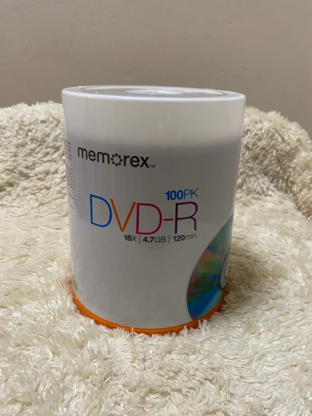 Memorex 100PK DVD-R 16X 4.7GB 120min