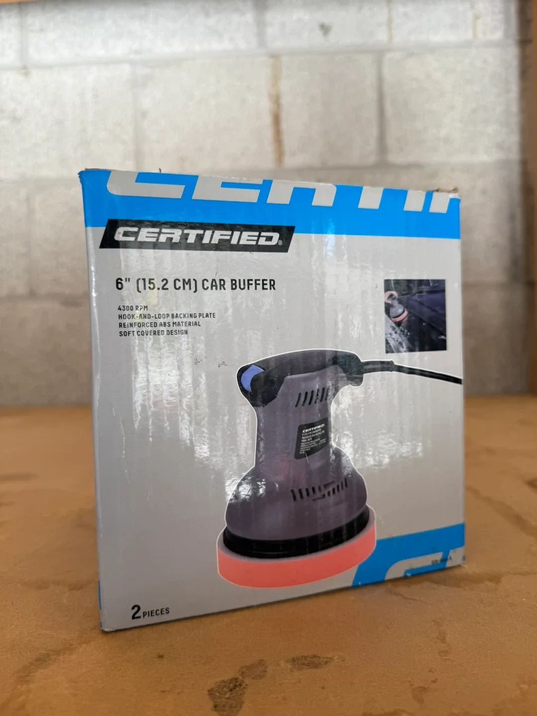 CERTIFIED 6" (15.2 cm) Car Buffer - NEW thumbnail