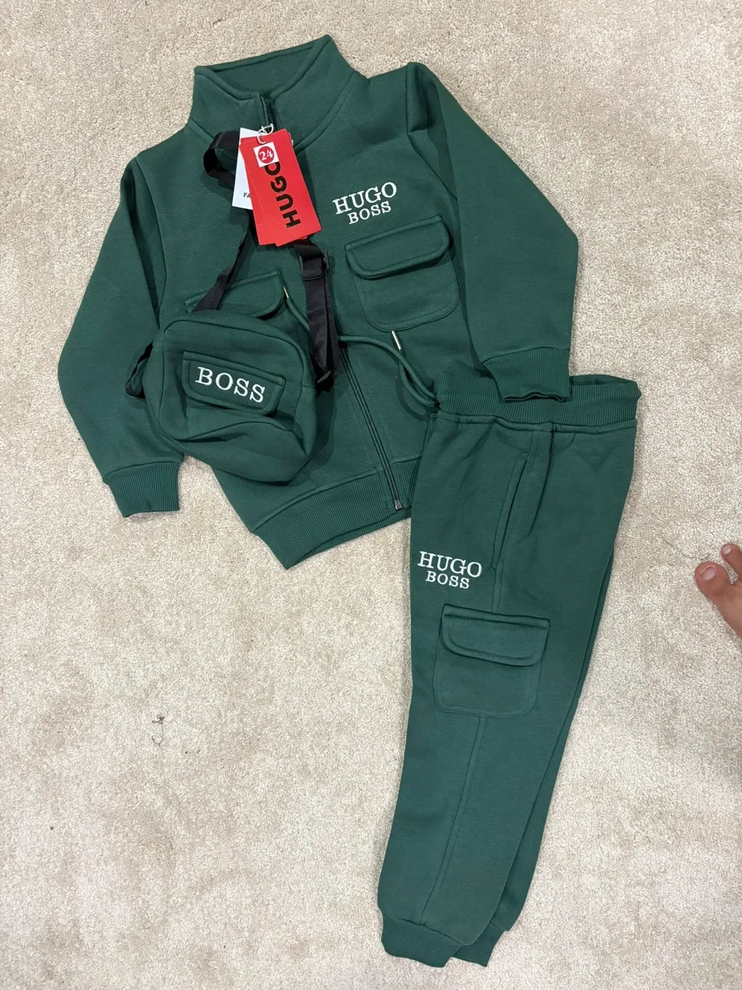 Hugo Boss Kids Tracksuit with Bag image indicator(3)