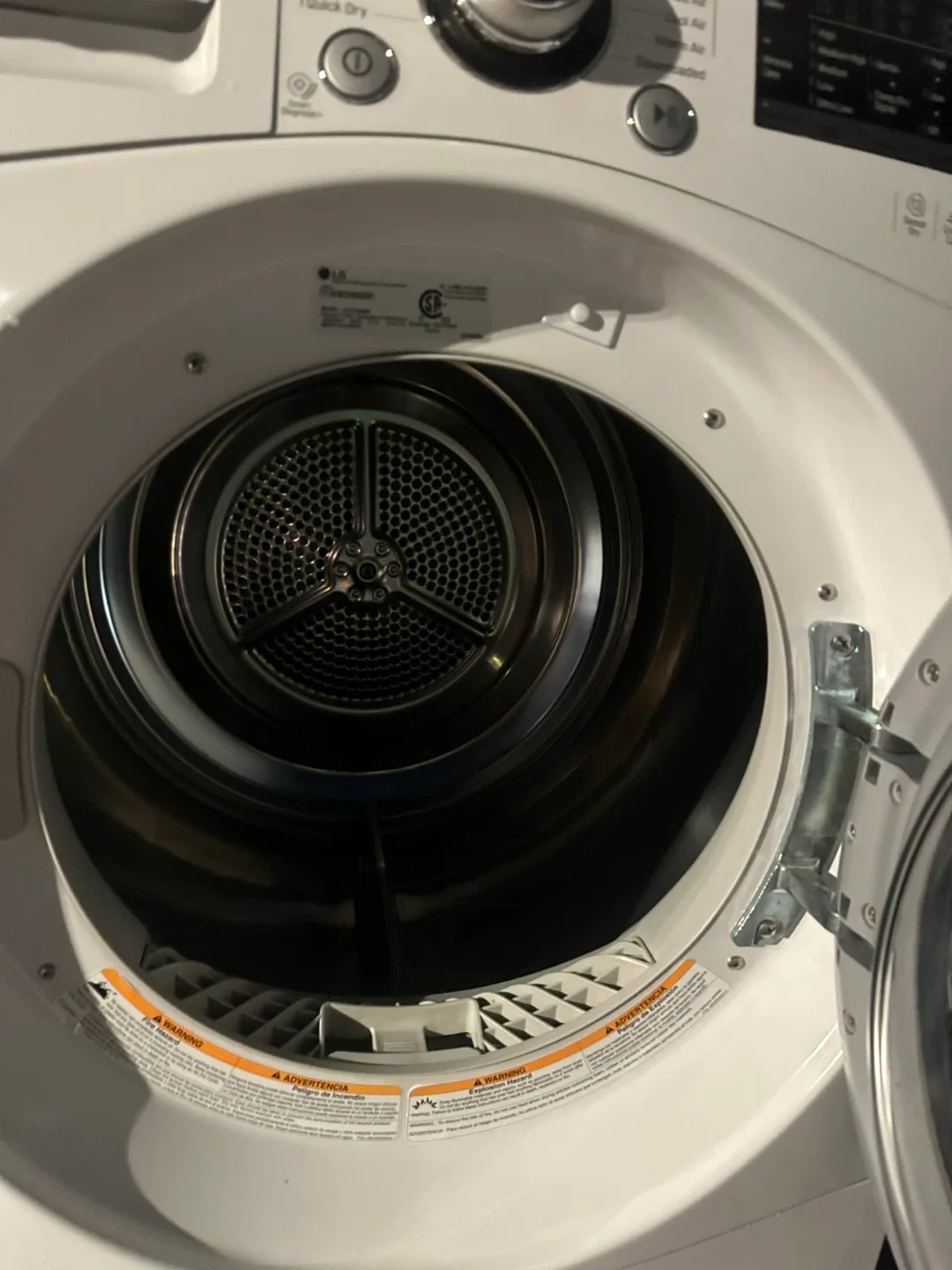 LG Direct Drive Washer/Dryer electric 220volts image indicator(5)