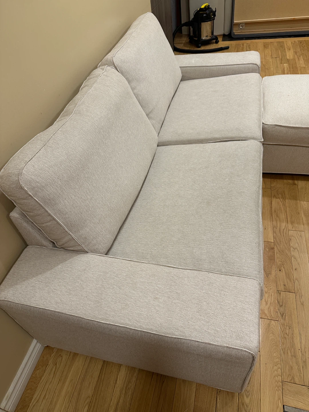 Beige IKEA Kivik Sectional With Ottoman (CAN DELIVER) - photo 5
