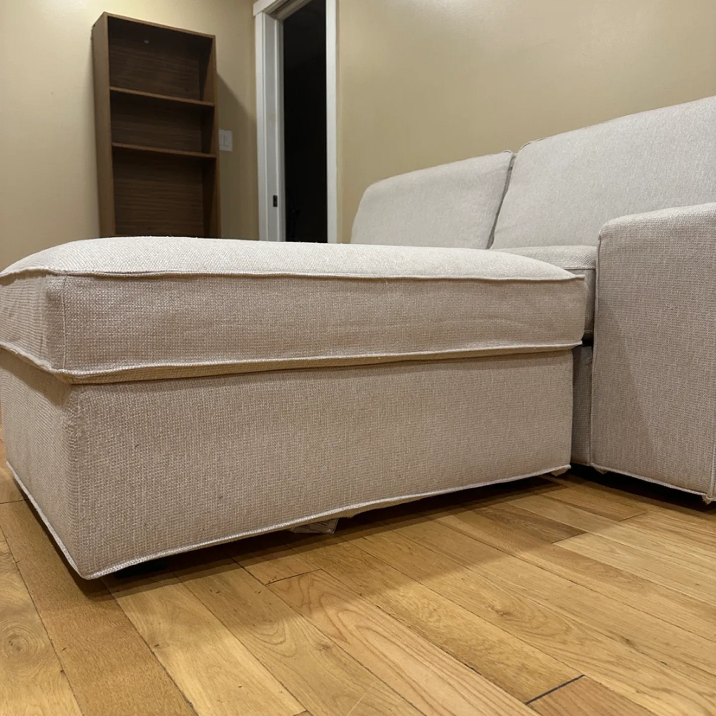 Beige IKEA Kivik Sectional With Ottoman (CAN DELIVER) image indicator(7)