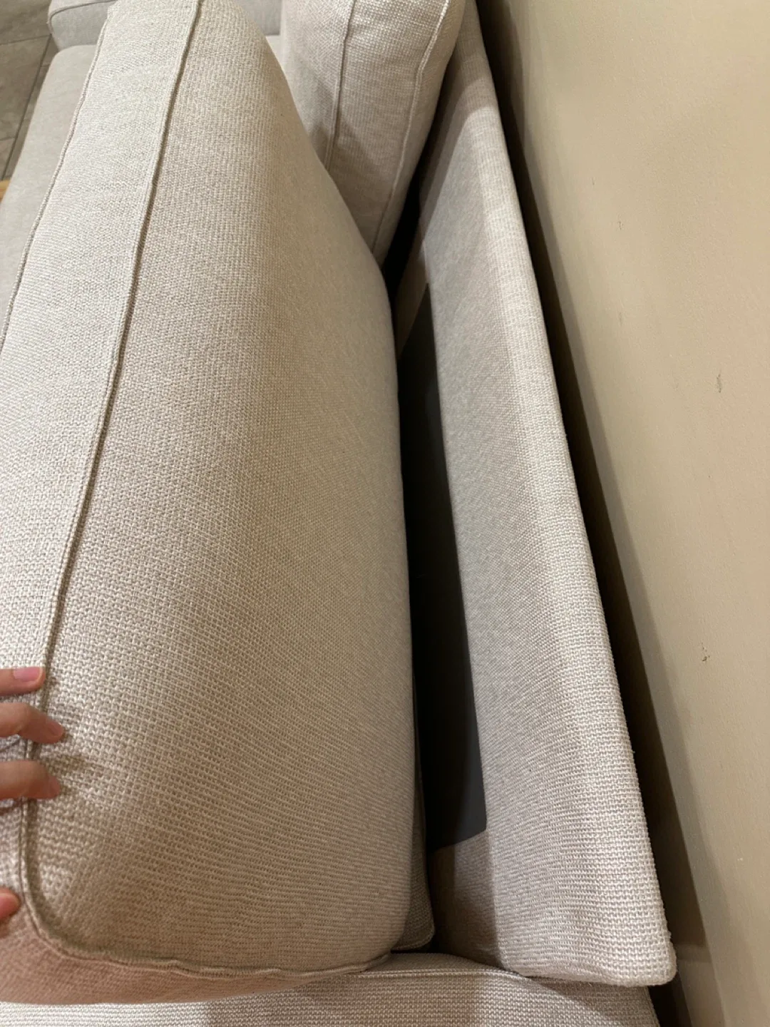 Beige IKEA Kivik Sectional With Ottoman (CAN DELIVER) image indicator(8)