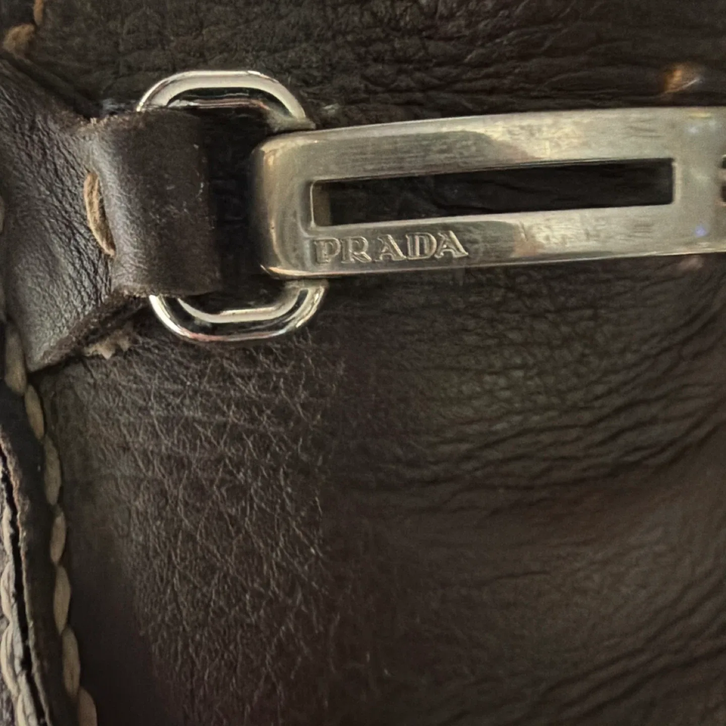 Prada Brown Leather Loafers image indicator(2)