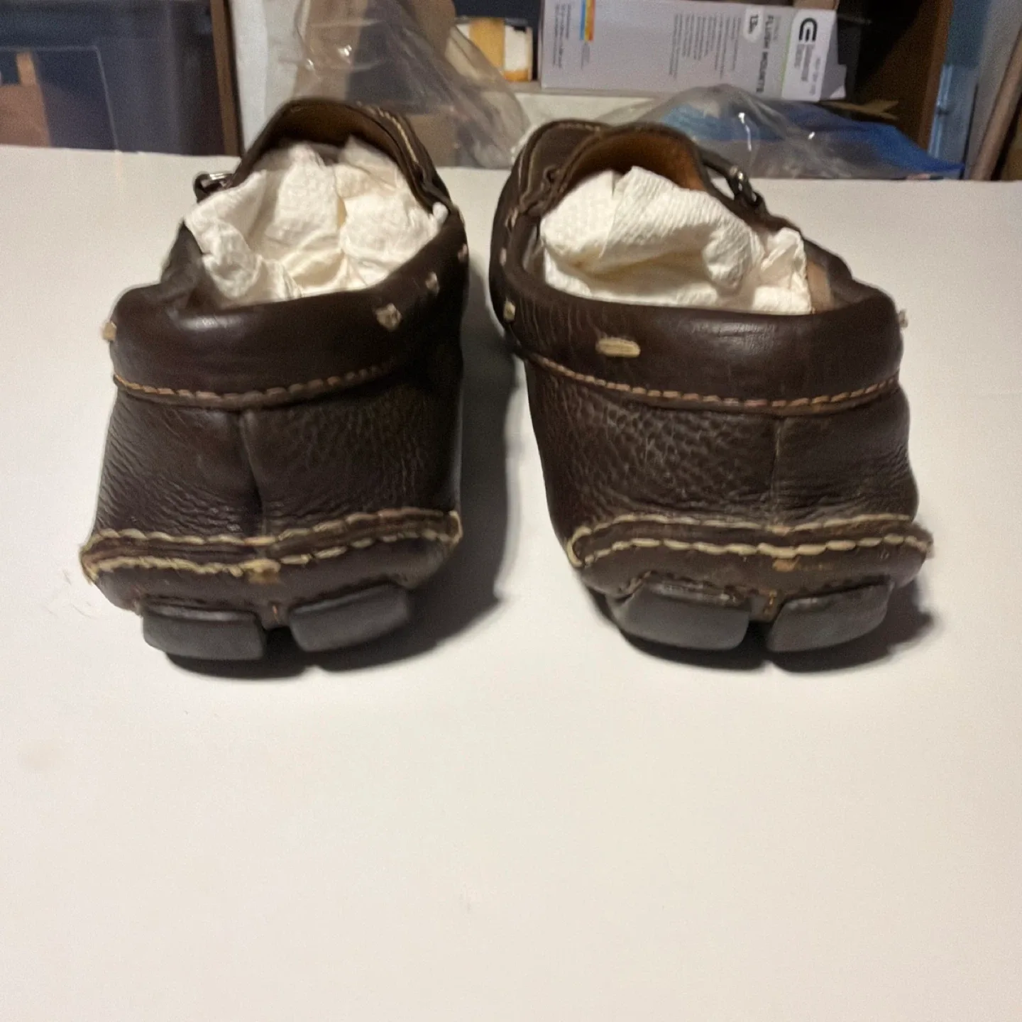 Prada Brown Leather Loafers image indicator(8)