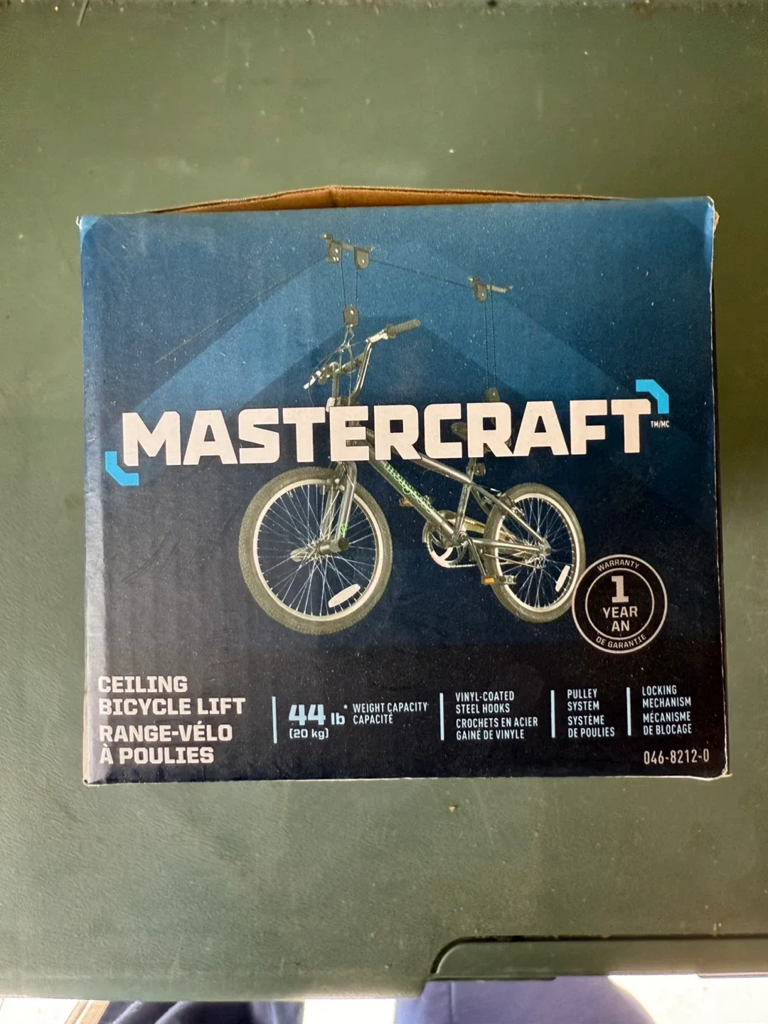 Mastercraft Ceiling Bicycle Lift - NEW in Box image indicator(3)