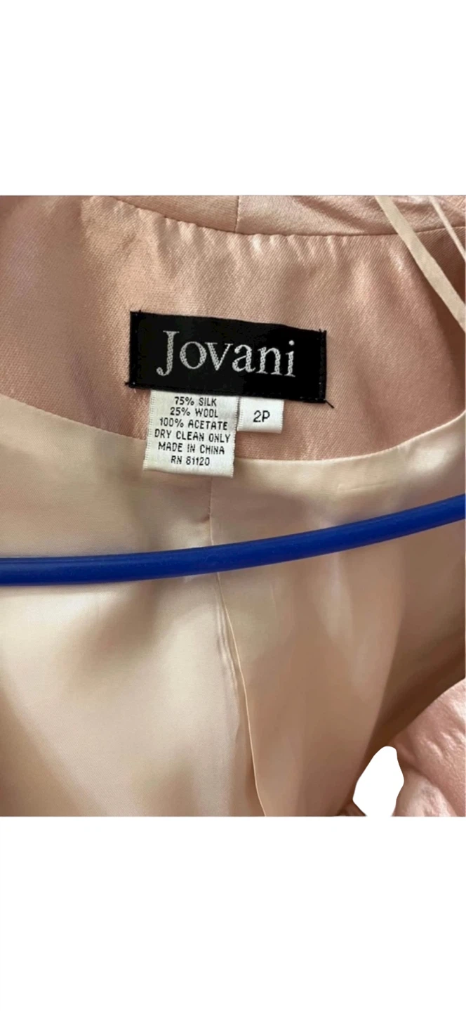 Jovani 2PC Silk Blend Suit - Size 2P - photo 3