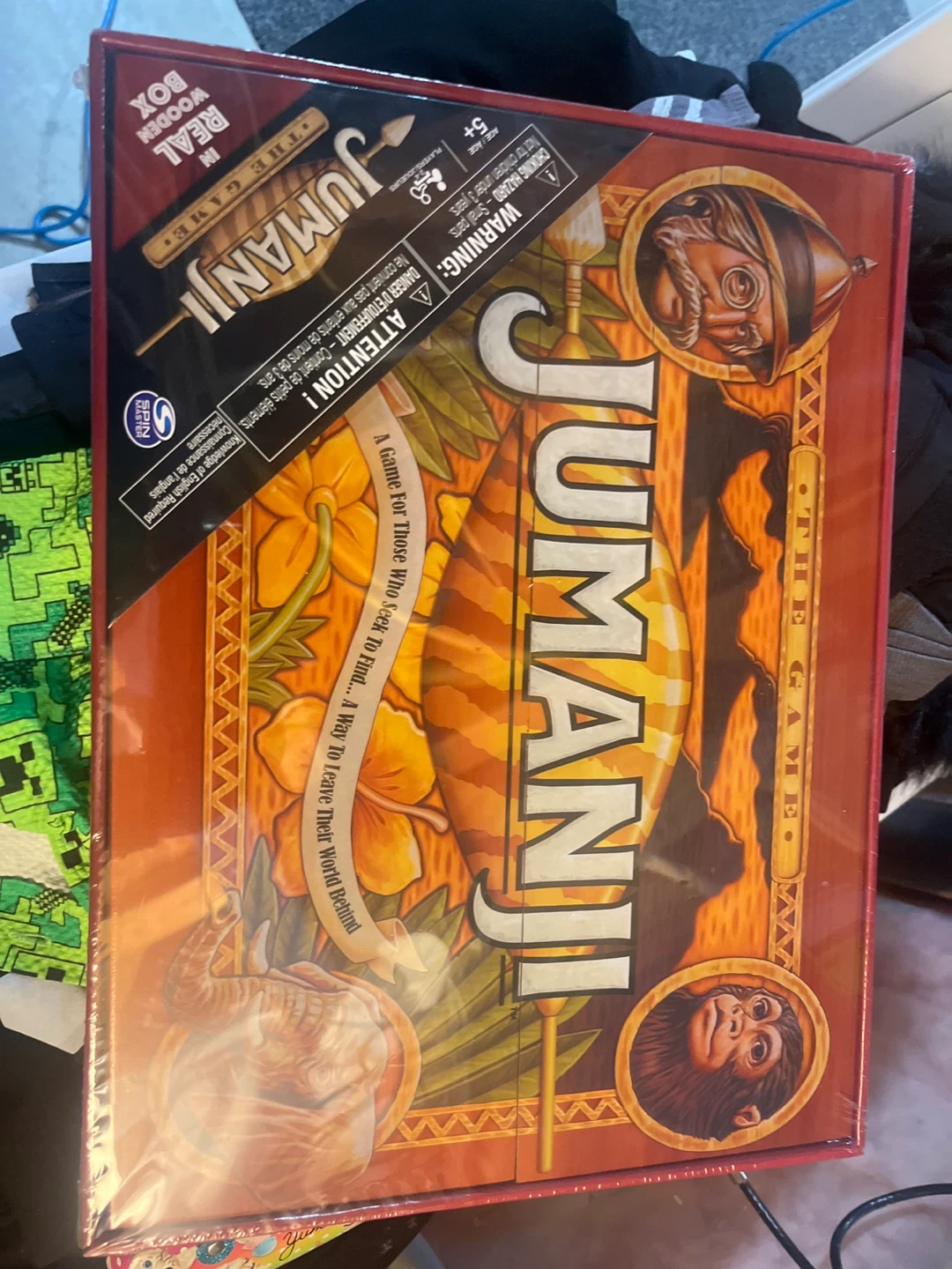 Jumanji The Game in Real Wooden Box