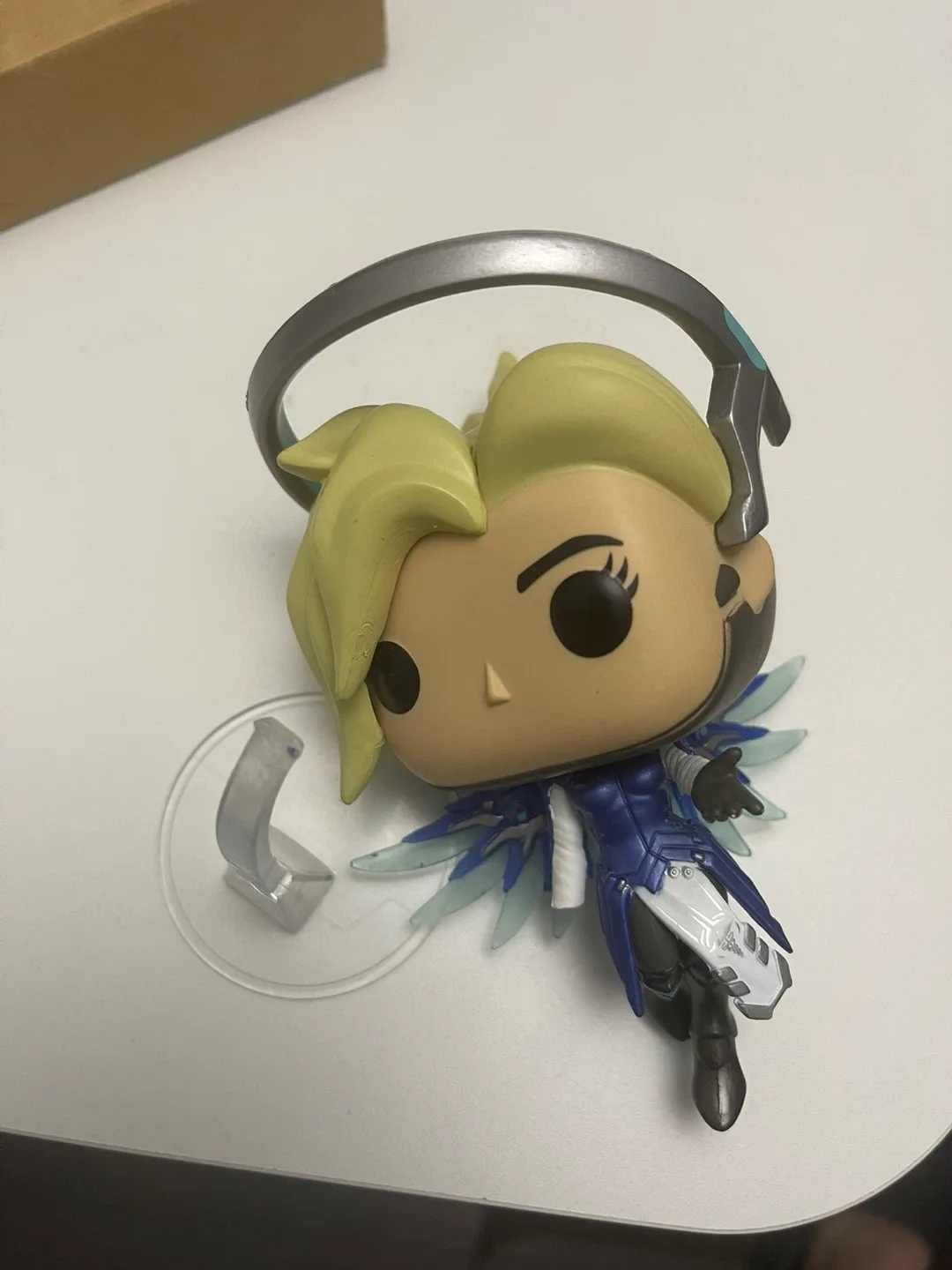 Funko Pop Overwatch Mercy Figure 🥕 - READ thumbnail
