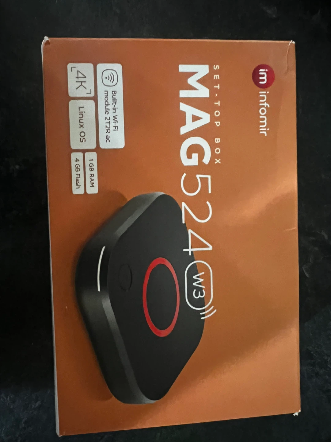 Infomir MAG 524w3 4K IPTV Box