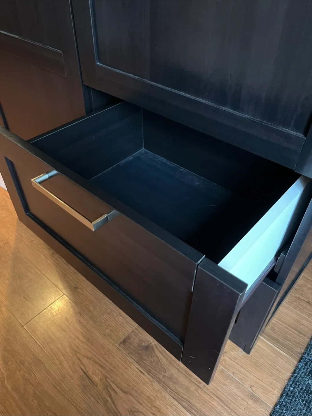 Dark Brown Wardrobe with Drawers image indicator(6)